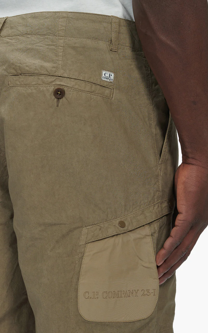 C.P. Company Ba-Tic Light Loose Pants Lead Grey - Image 6