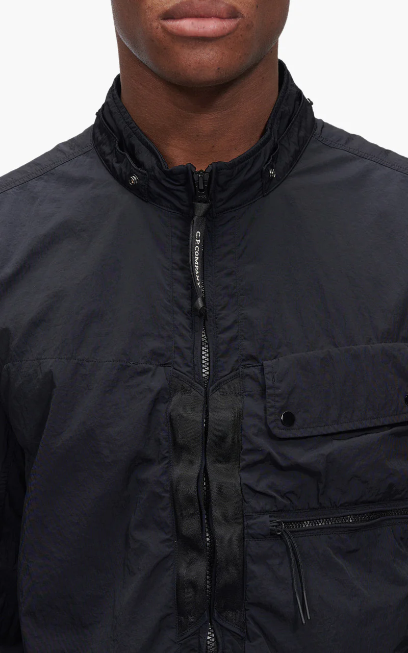 C.P. Company Chrome-R Goggle Overshirt Total Eclipse - Image 5