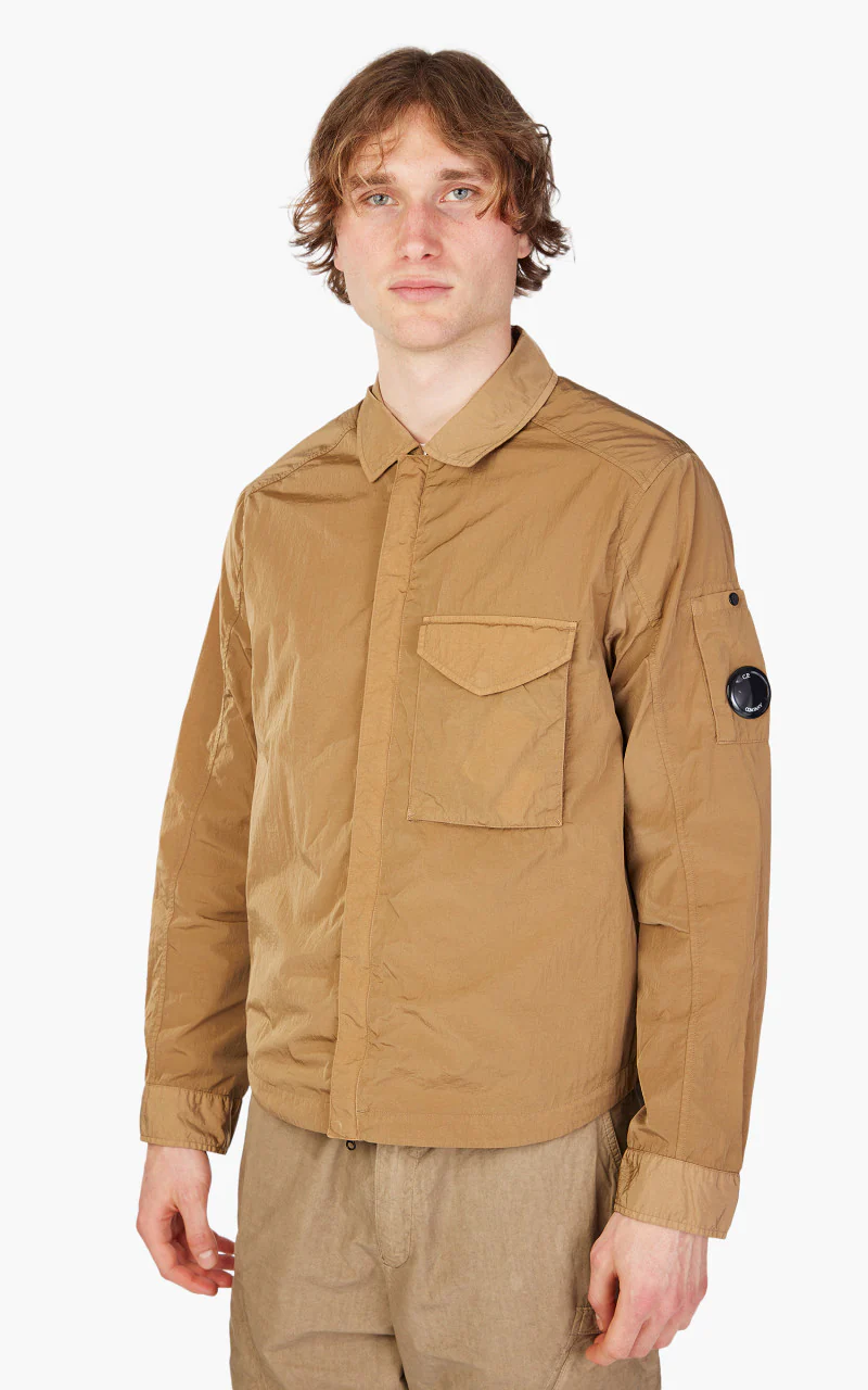 C.P. Company Chrome-R Overshirt Lead Grey - Image 4