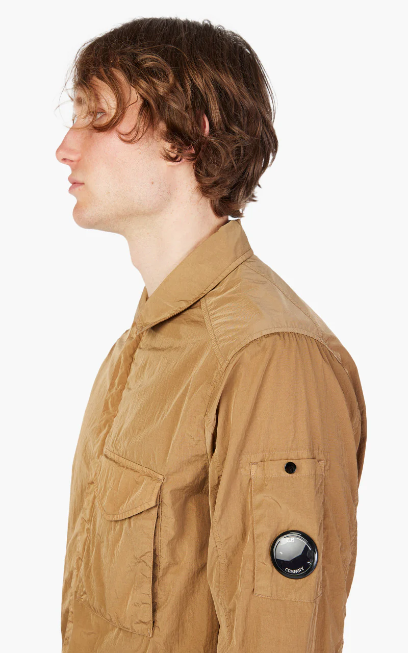 C.P. Company Chrome-R Overshirt Lead Grey - Image 5