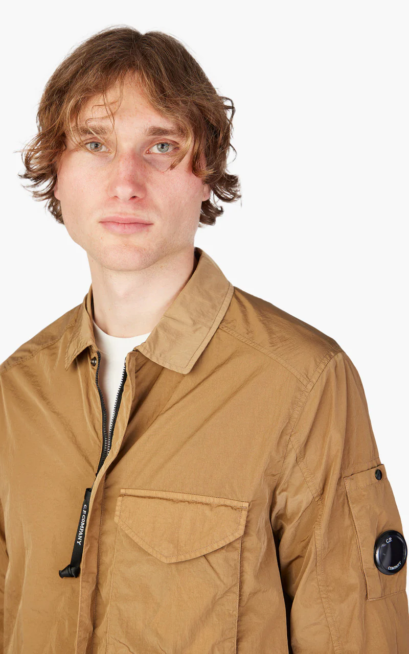 C.P. Company Chrome-R Overshirt Lead Grey - Image 7