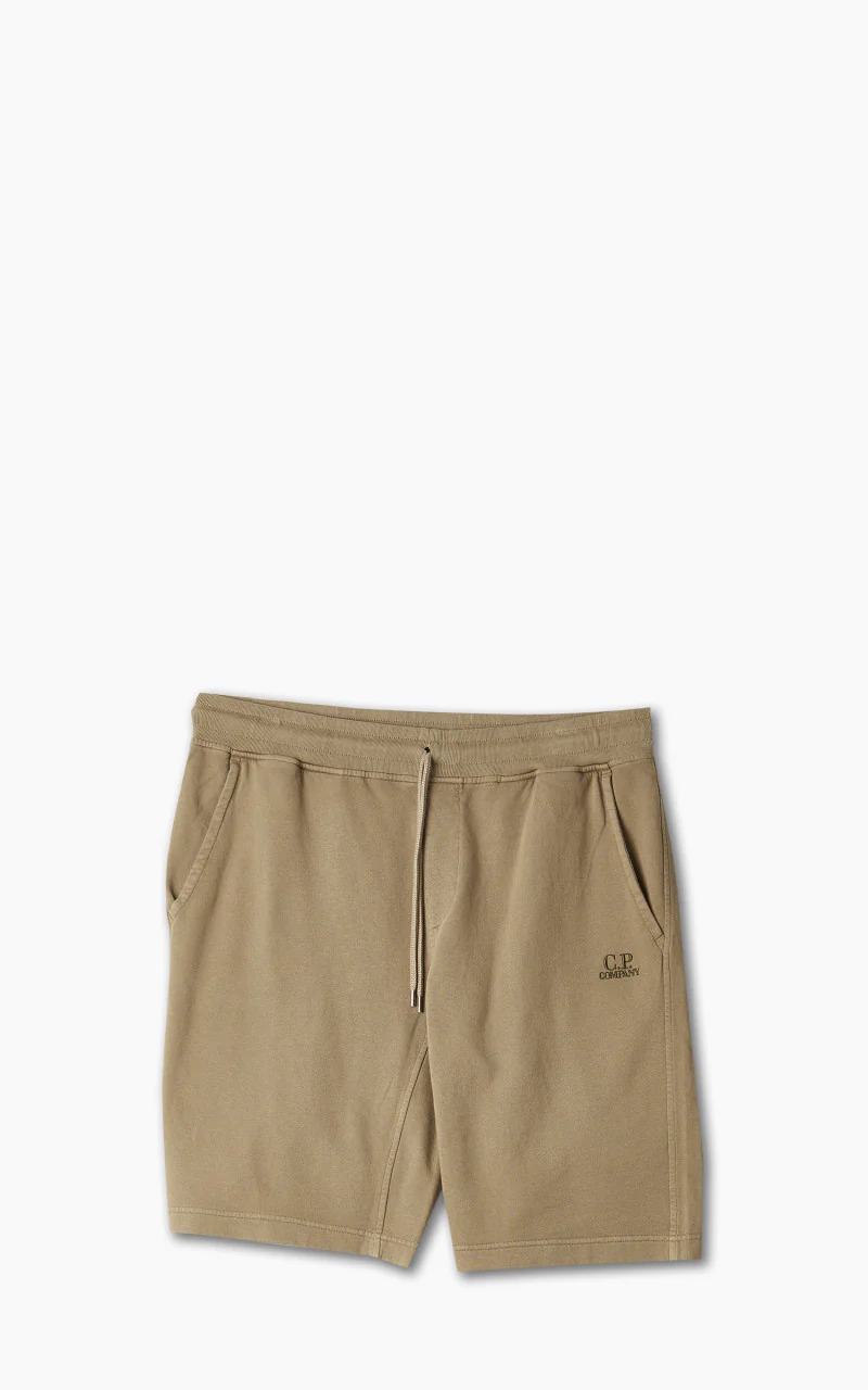 C.P. Company Cotton Fleece Shorts Lead Grey