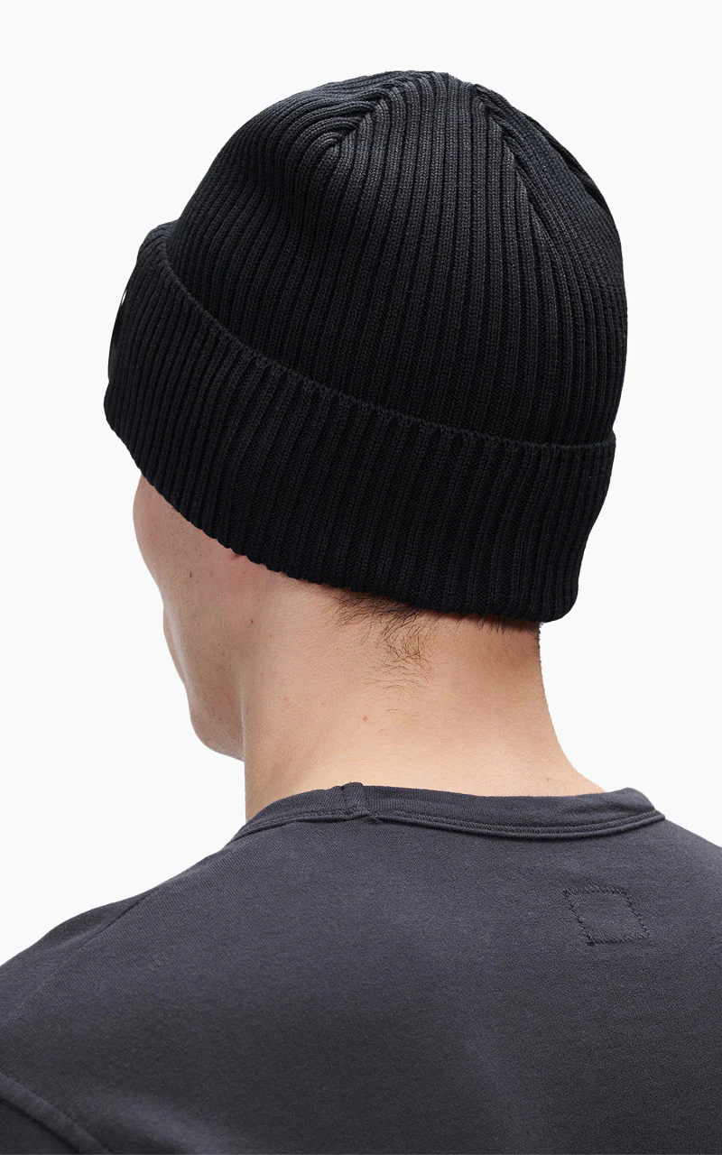 C.P. Company Cotton Goggle Beanie Black - Image 3