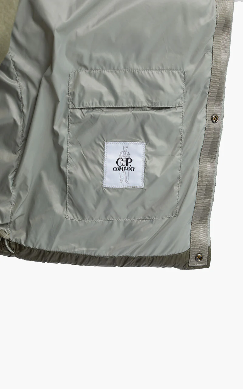 C.P. Company D.D. Shell Down Jacket Silver Sage - Image 6