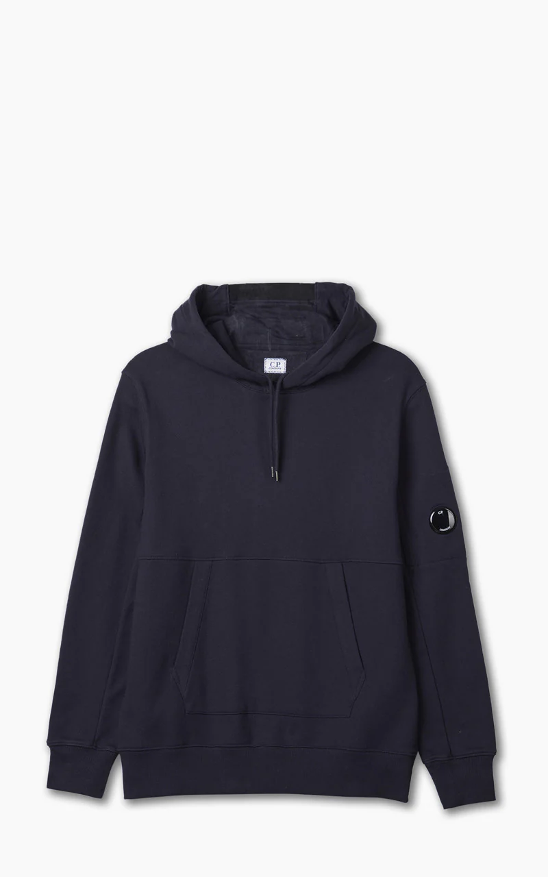 C.P. Company Diagonal Raised Fleece Hoodie Total Eclipse