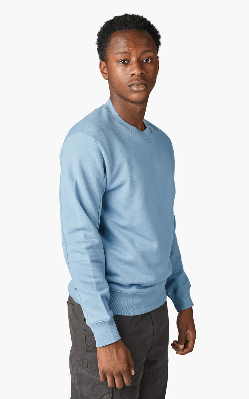 C.P. Company Diagonal Raised Fleece Jumper Infinity - Image 5