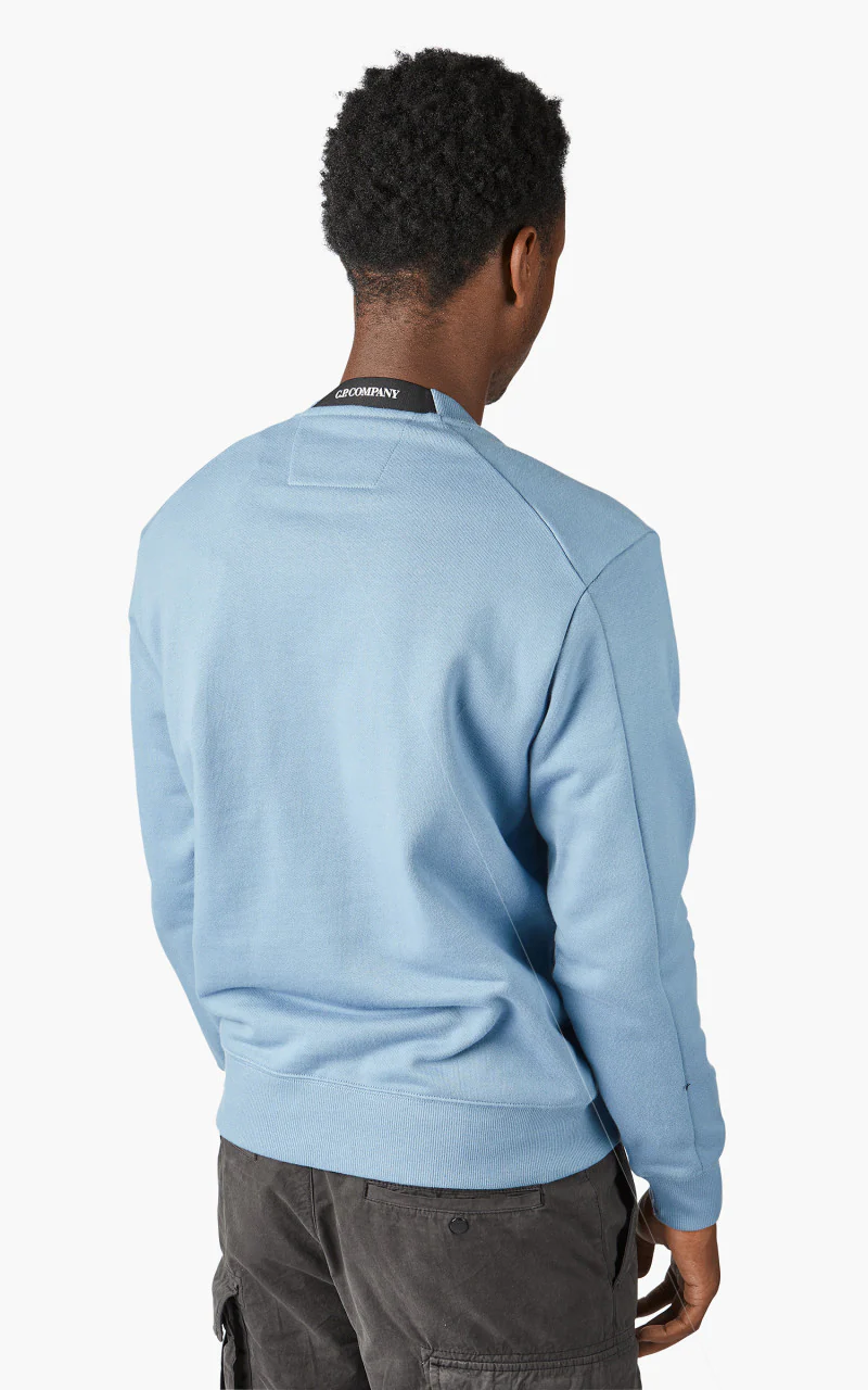 C.P. Company Diagonal Raised Fleece Jumper Infinity - Image 6