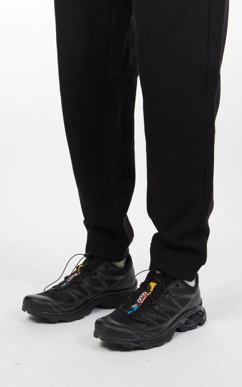 C.P. Company Diagonal Raised Fleece Mixed Sweat Pants Black - Image 8