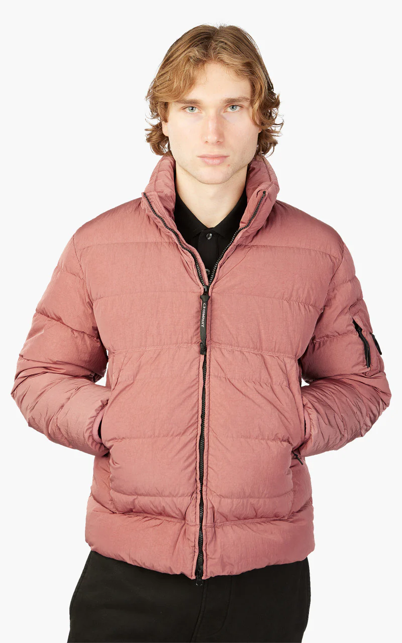 C.P. Company Eco-Chrome R Down Jacket Cedar Wood - Image 4