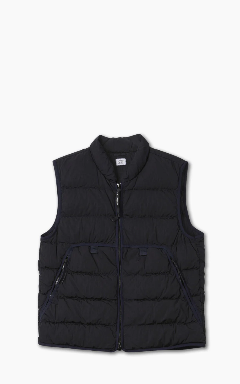 C.P. Company Eco-Chrome R Down Vest Total Eclipse