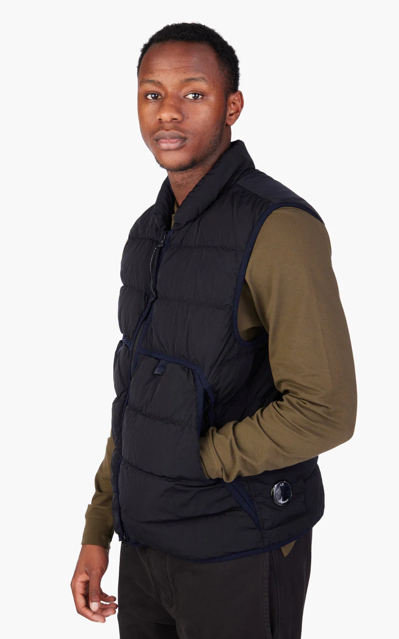 C.P. Company Eco-Chrome R Down Vest Total Eclipse - Image 4
