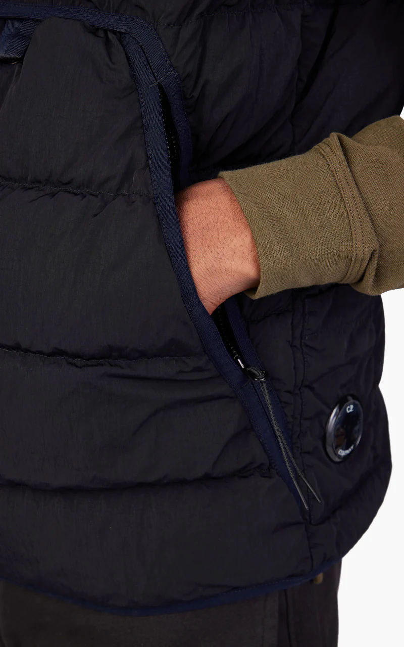C.P. Company Eco-Chrome R Down Vest Total Eclipse - Image 5