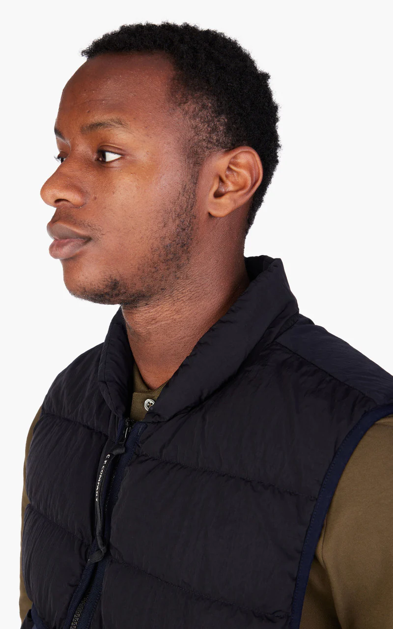 C.P. Company Eco-Chrome R Down Vest Total Eclipse - Image 6