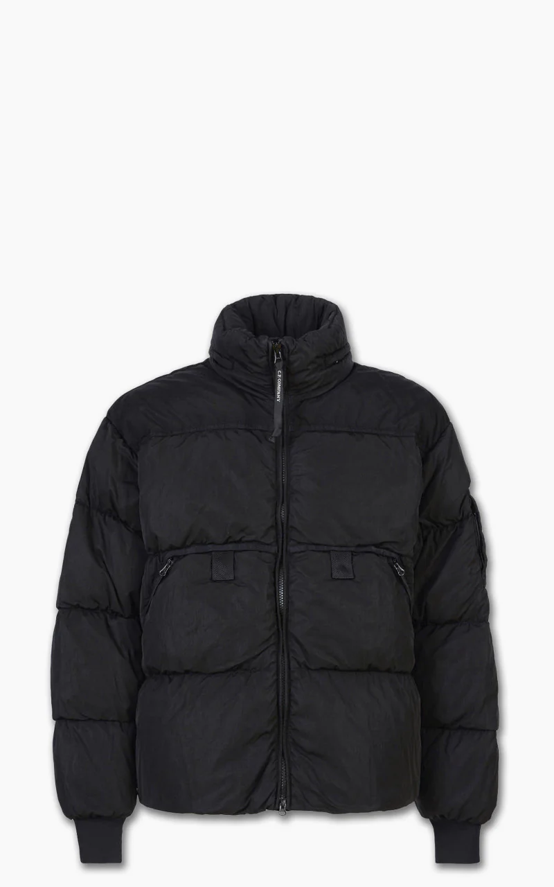 C.P. Company Eco-Chrome R Mixed Down Jacket Black