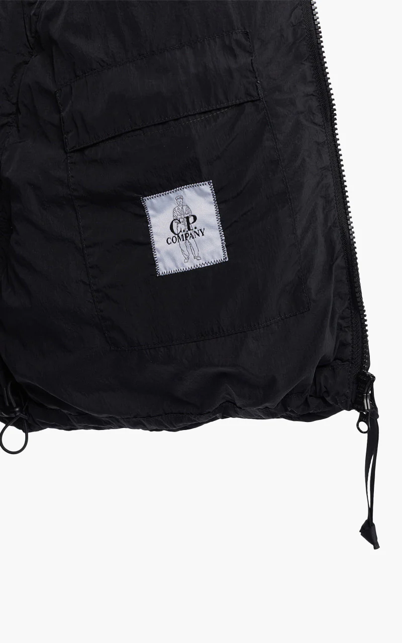 C.P. Company Eco-Chrome R Mixed Down Jacket Black - Image 6