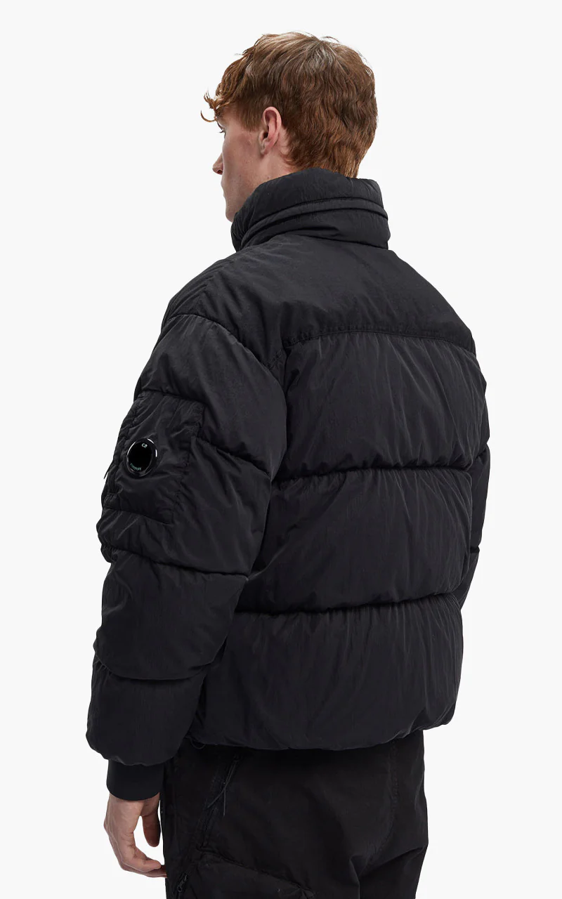 C.P. Company Eco-Chrome R Mixed Down Jacket Black - Image 8