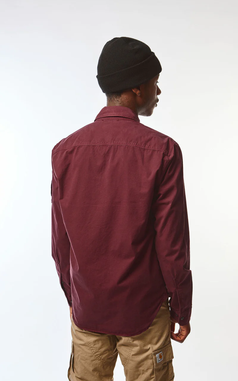 C.P. Company Gabardine Zipped Shirt Port Royal - Image 4