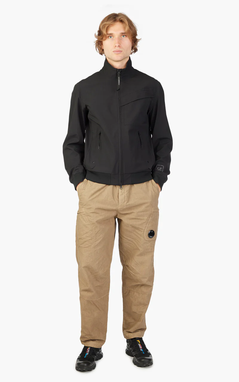 C.P. Company Metropolis Series Metroshell Bomber Jacket Black - Image 2