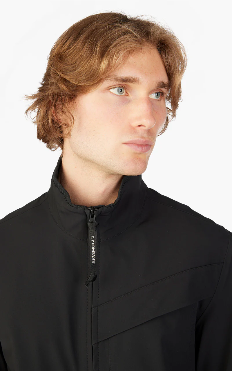 C.P. Company Metropolis Series Metroshell Bomber Jacket Black - Image 7
