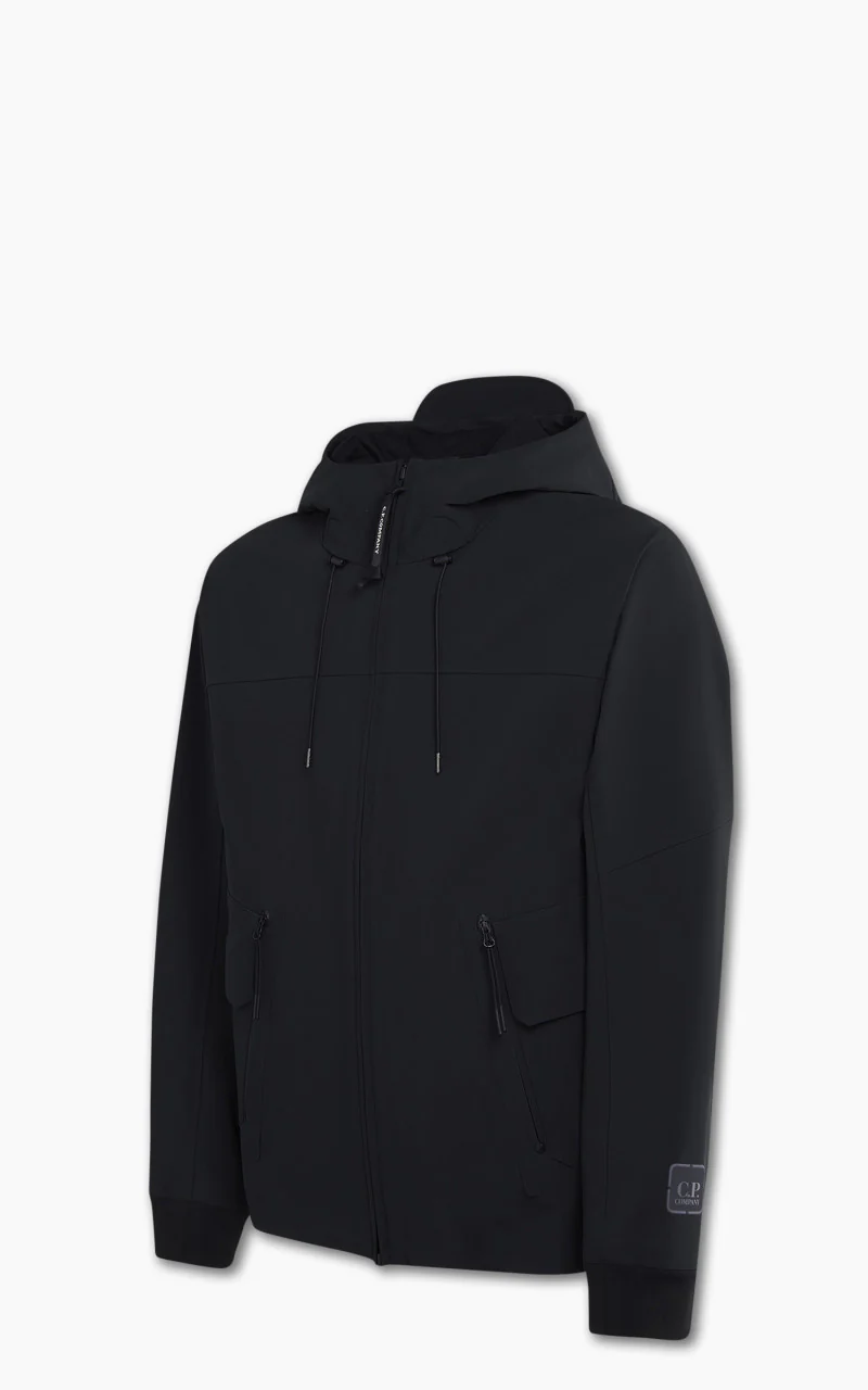 C.P. Company Metropolis Series Metroshell Hooded Jacket Black - Image 3