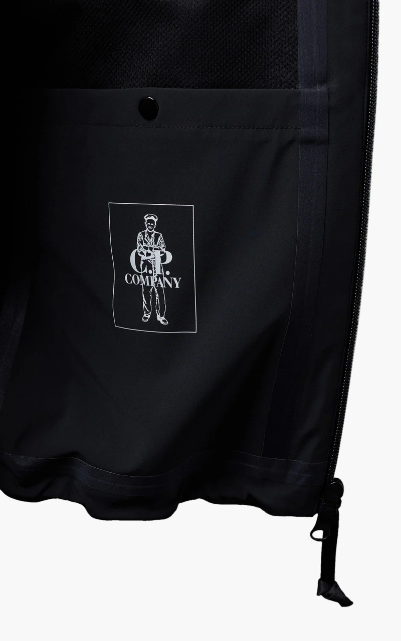 C.P. Company Metropolis Series Metroshell Hooded Jacket Black - Image 7