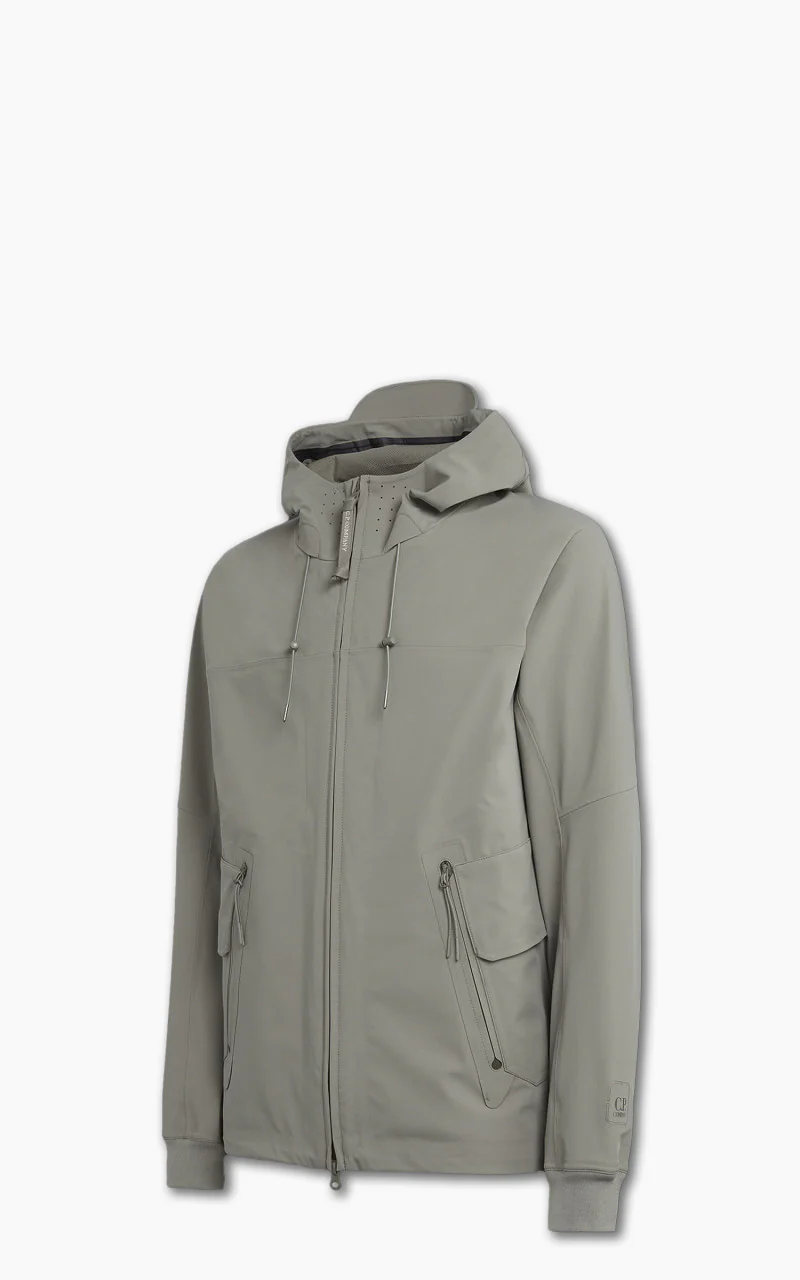 C.P. Company Metropolis Series Metroshell Hooded Jacket Silver Sage - Image 3
