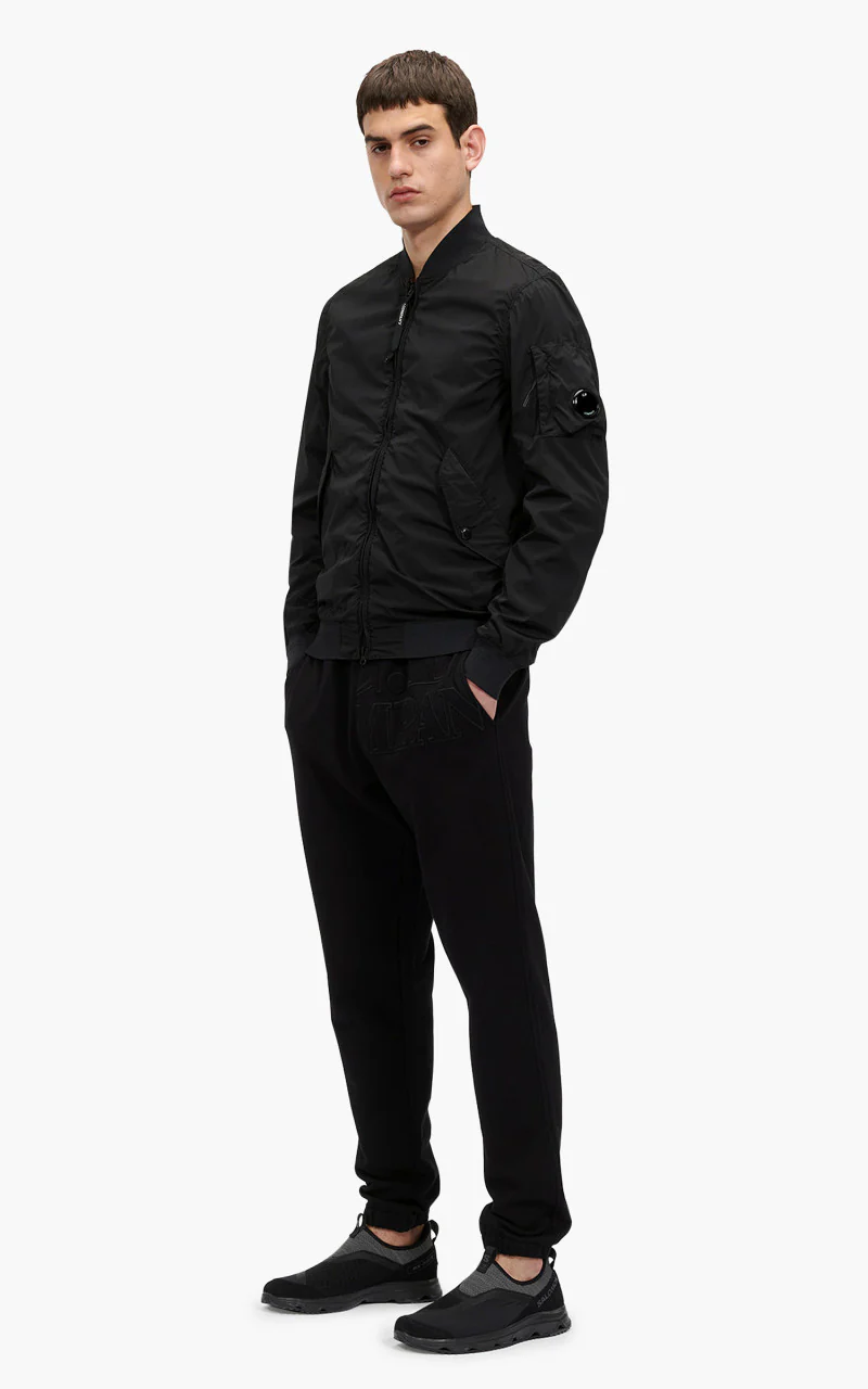 C.P. Company Nycra-R Bomber Jacket Black - Image 5