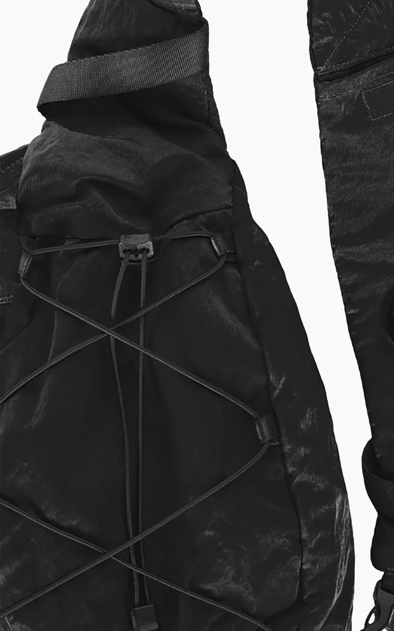 C.P. Company Nylon B Crossbody Backpack Black - Image 4