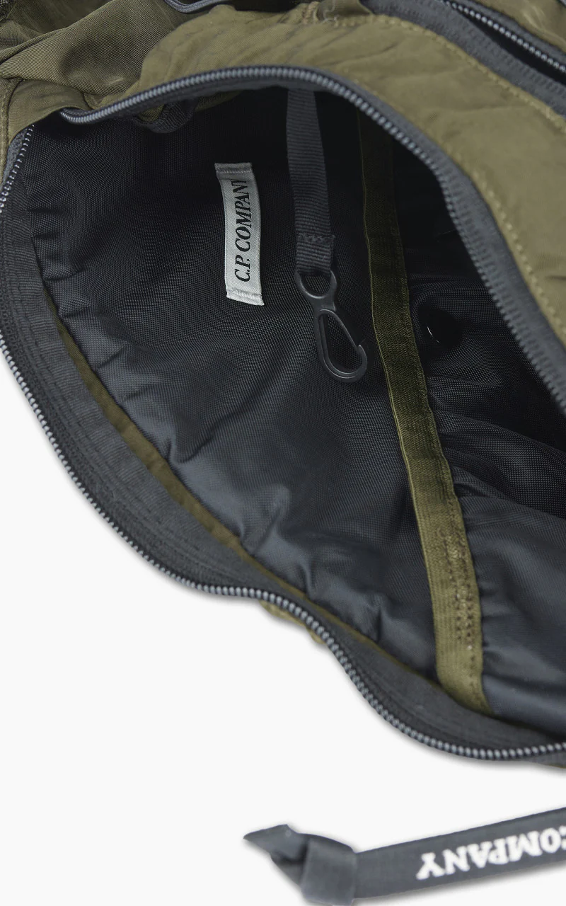 C.P. Company Nylon B Crossbody Backpack Ivy Green - Image 3