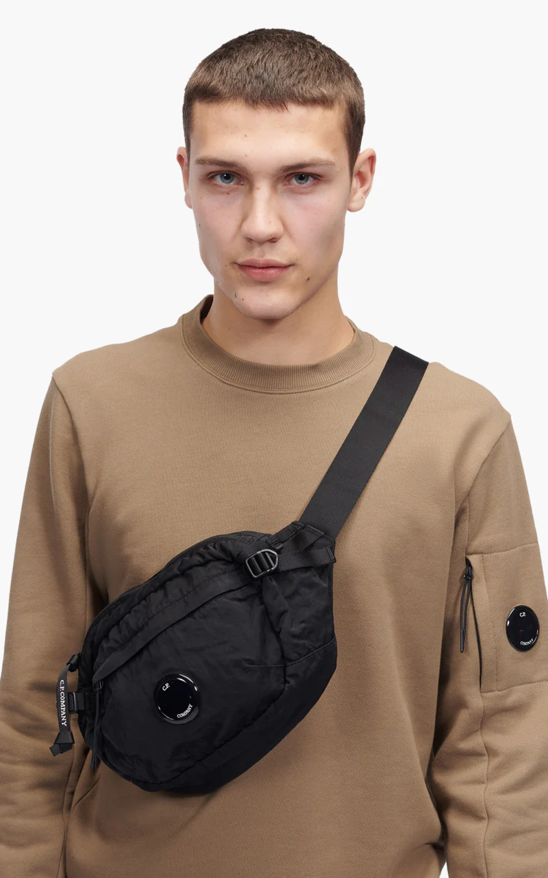 C.P. Company Nylon B Crossbody Pack Black - Image 2