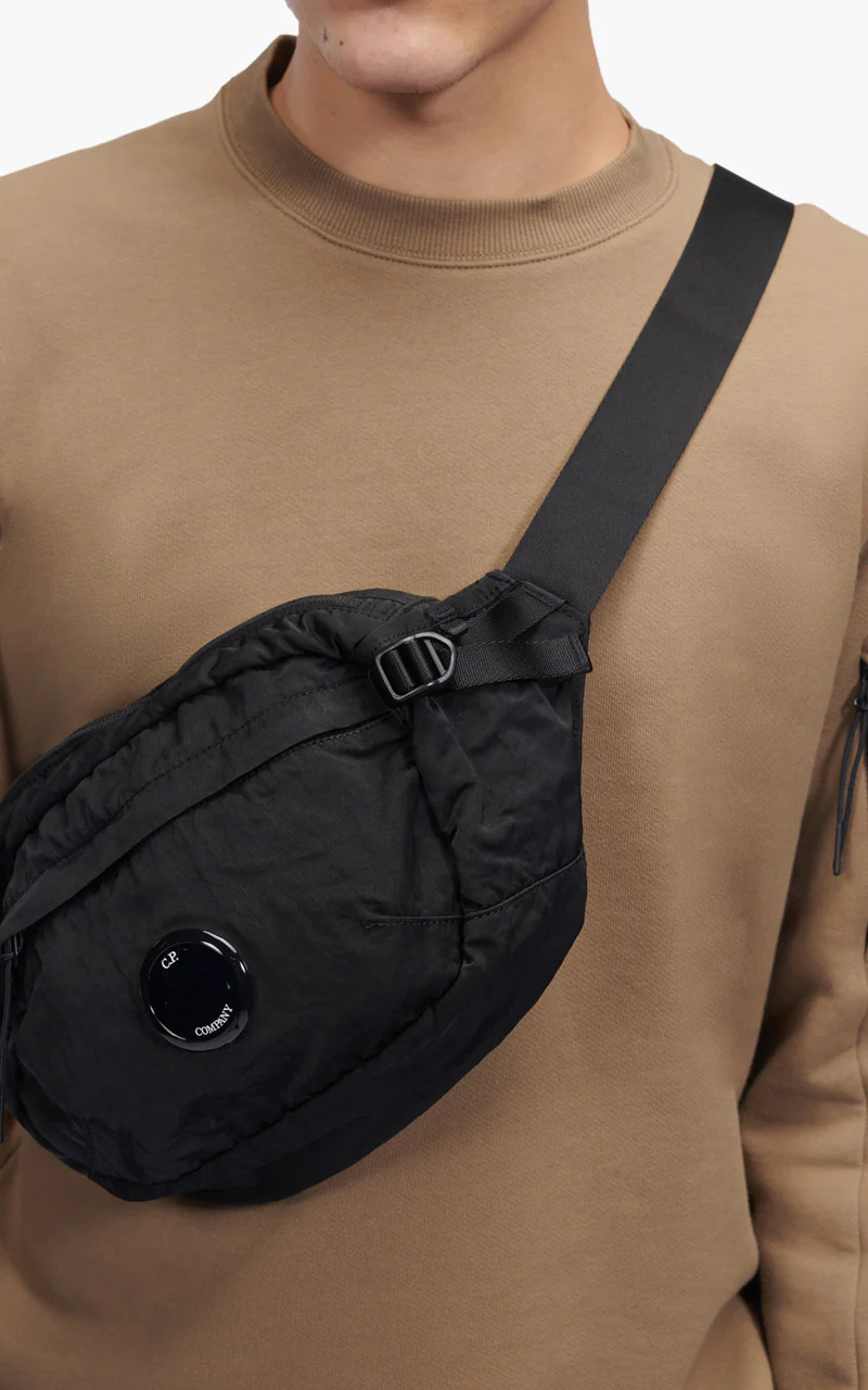 C.P. Company Nylon B Crossbody Pack Black - Image 3