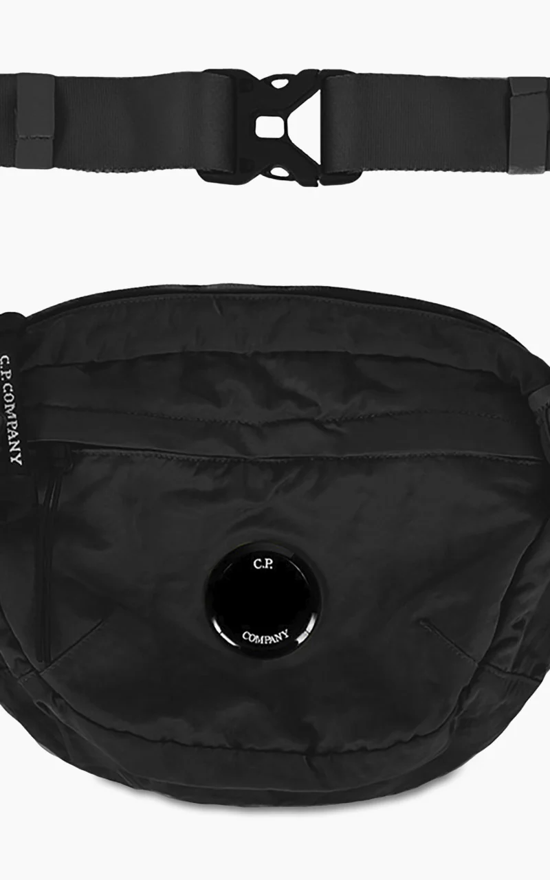 C.P. Company Nylon B Crossbody Pack Black - Image 4