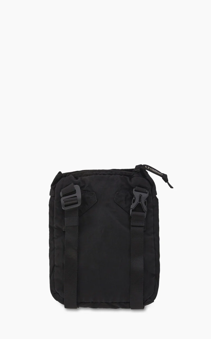 C.P. Company Nylon B Shoulder Pack Black - Image 4