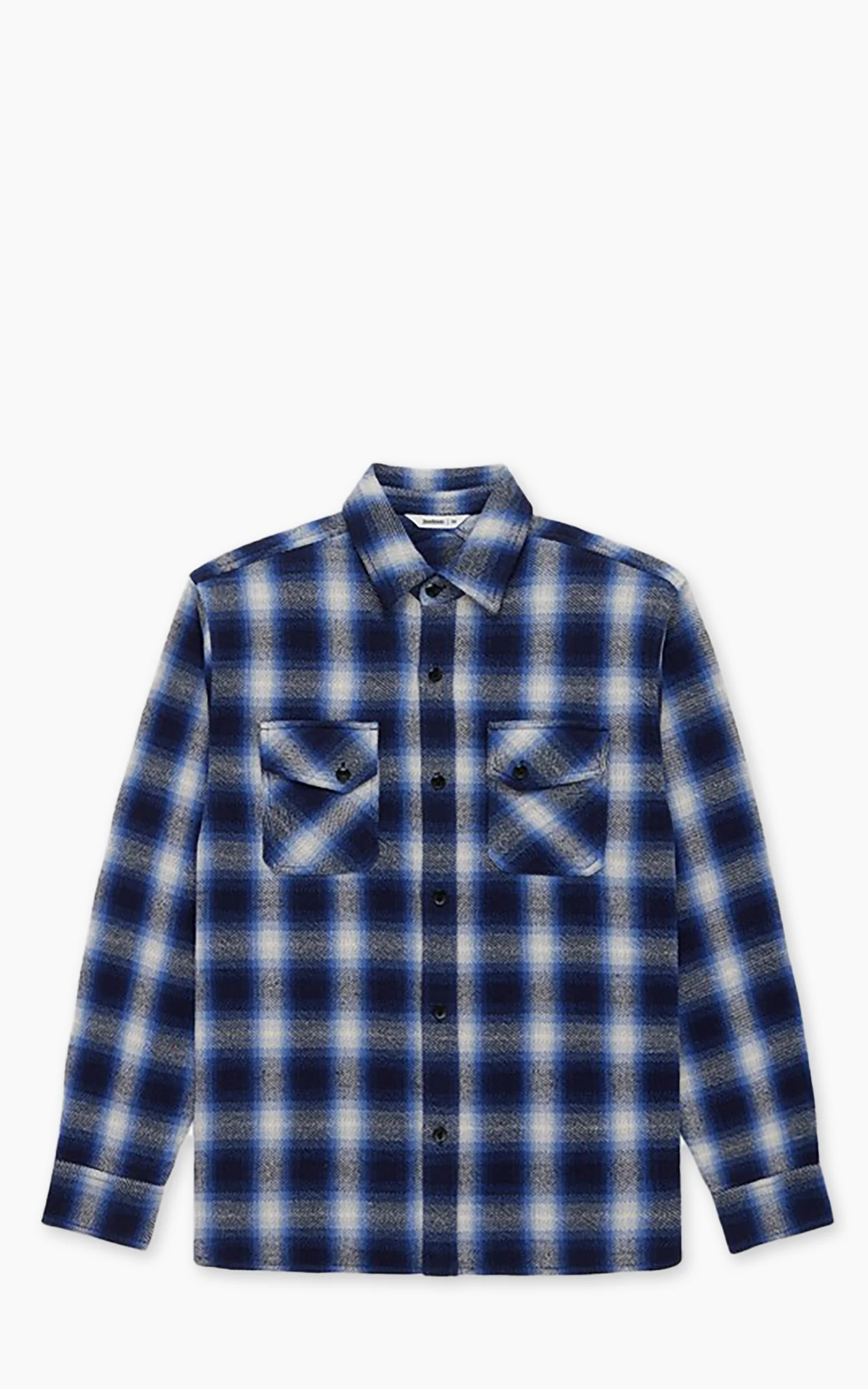3sixteen Crosscut Flannel Plaid Royal Blue