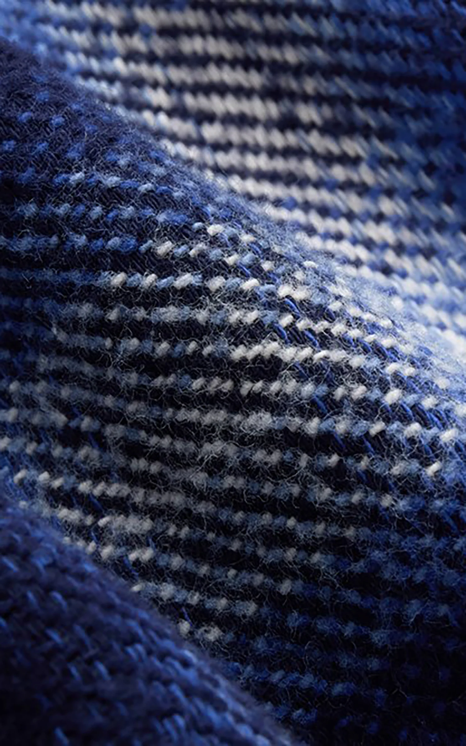 3sixteen Crosscut Flannel Plaid Royal Blue - Image 8