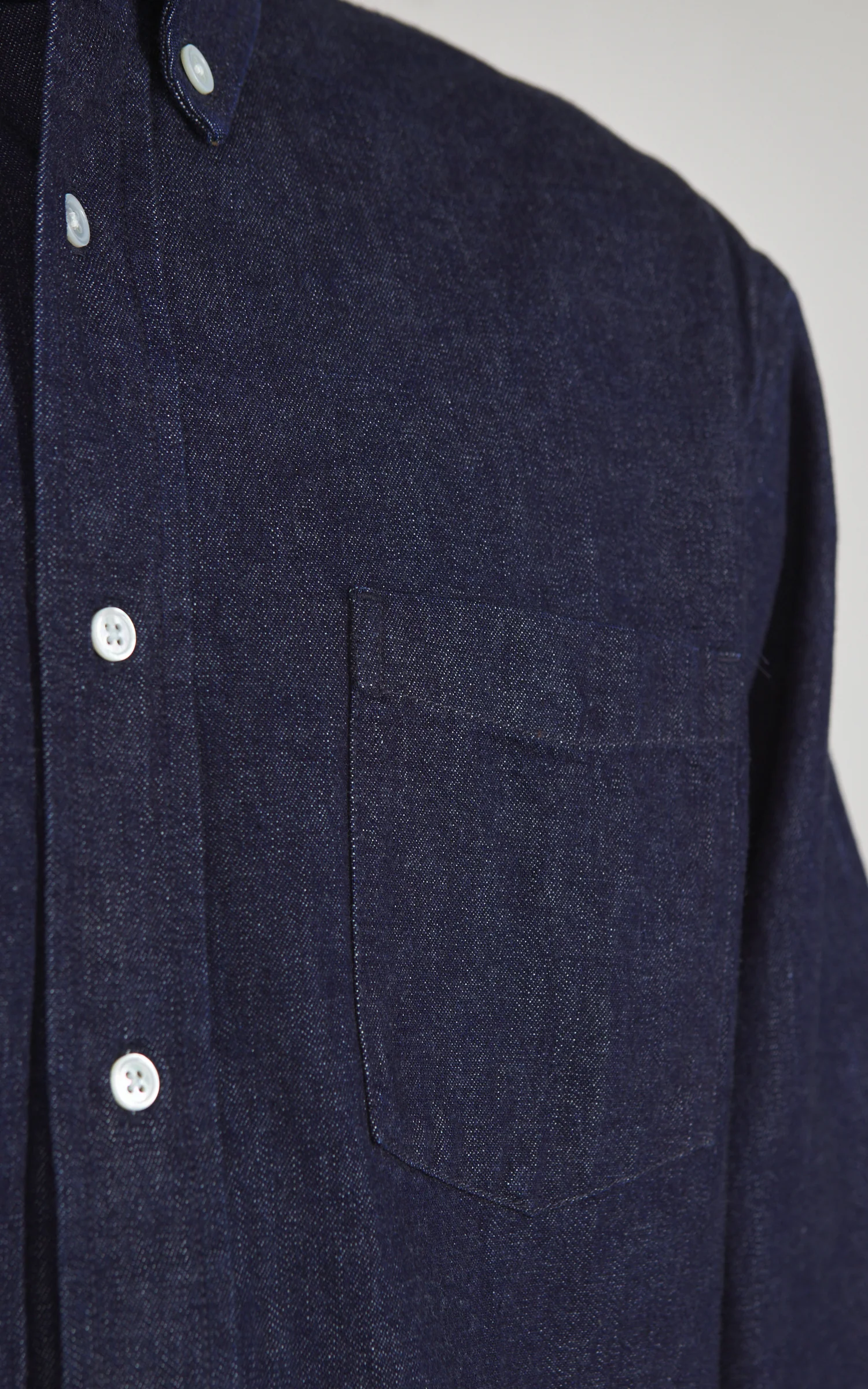3sixteen Denim BD Shirt Indigo - Image 3