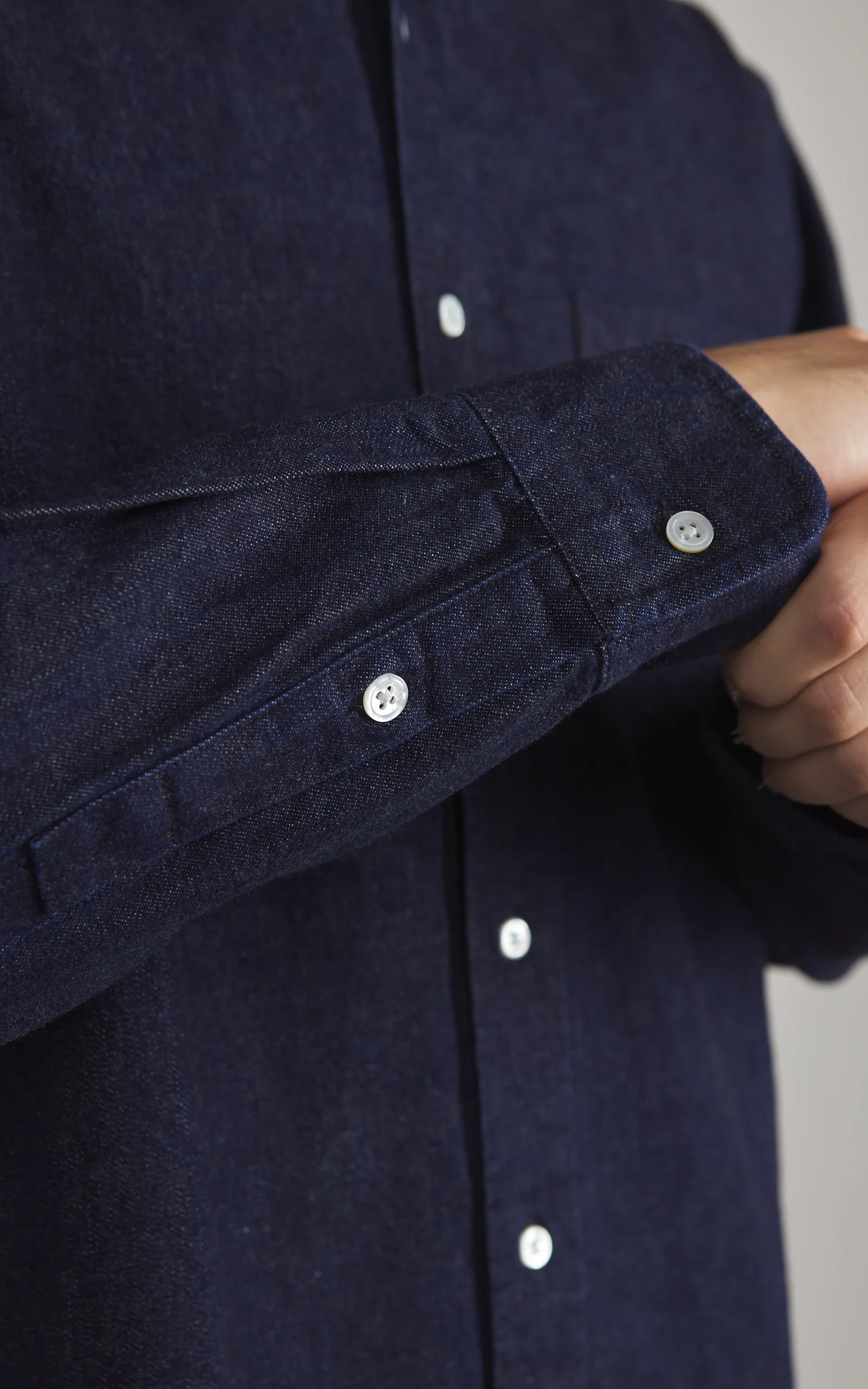 3sixteen Denim BD Shirt Indigo - Image 4