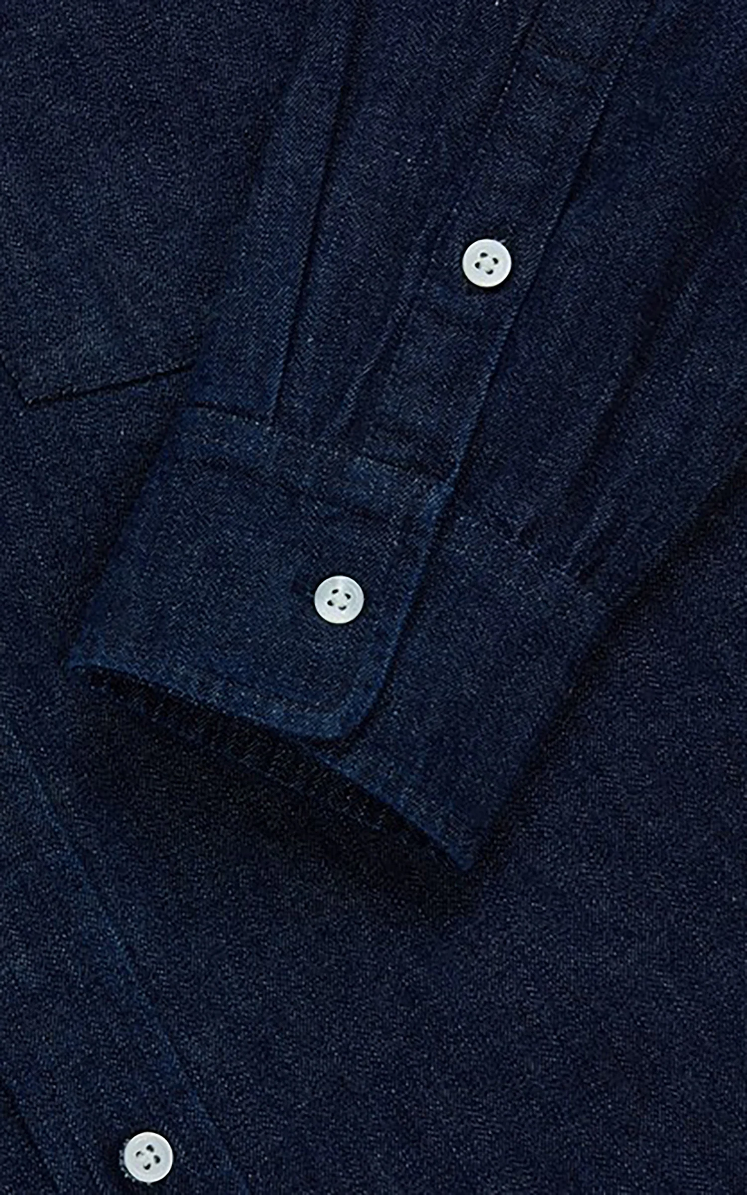 3sixteen Denim BD Shirt Indigo - Image 5