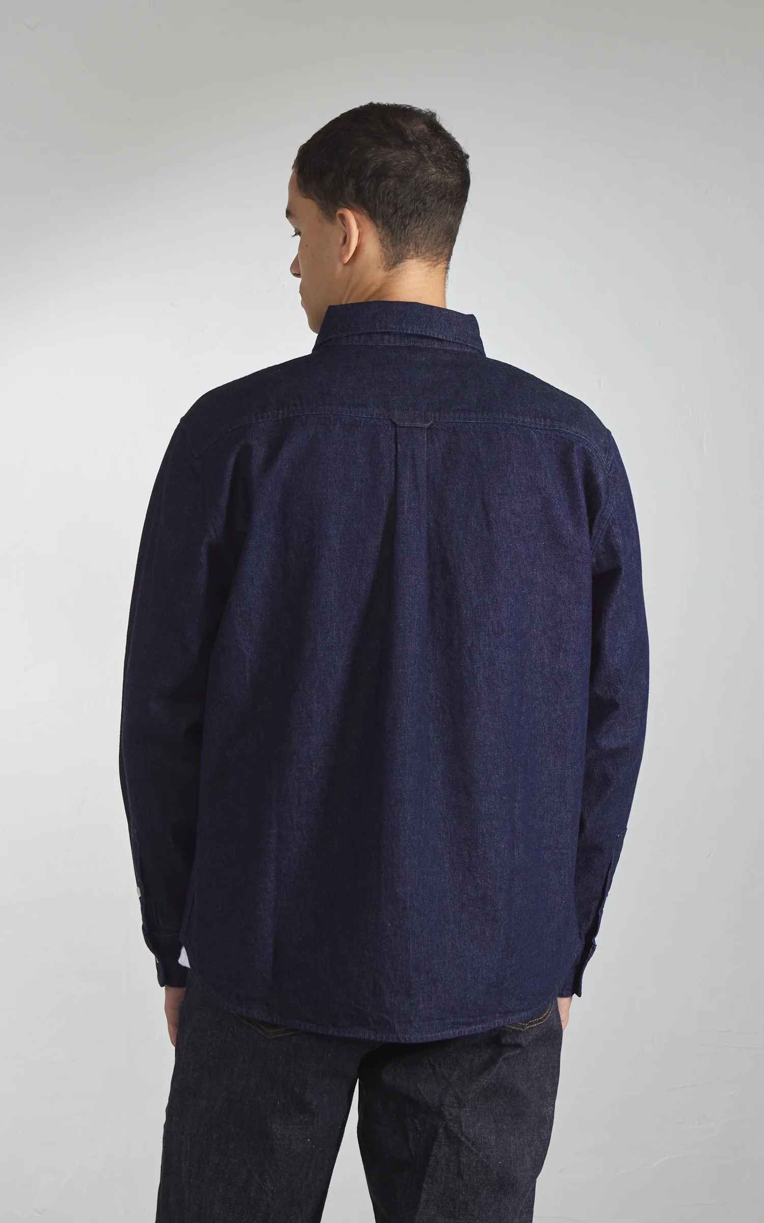 3sixteen Denim BD Shirt Indigo - Image 6