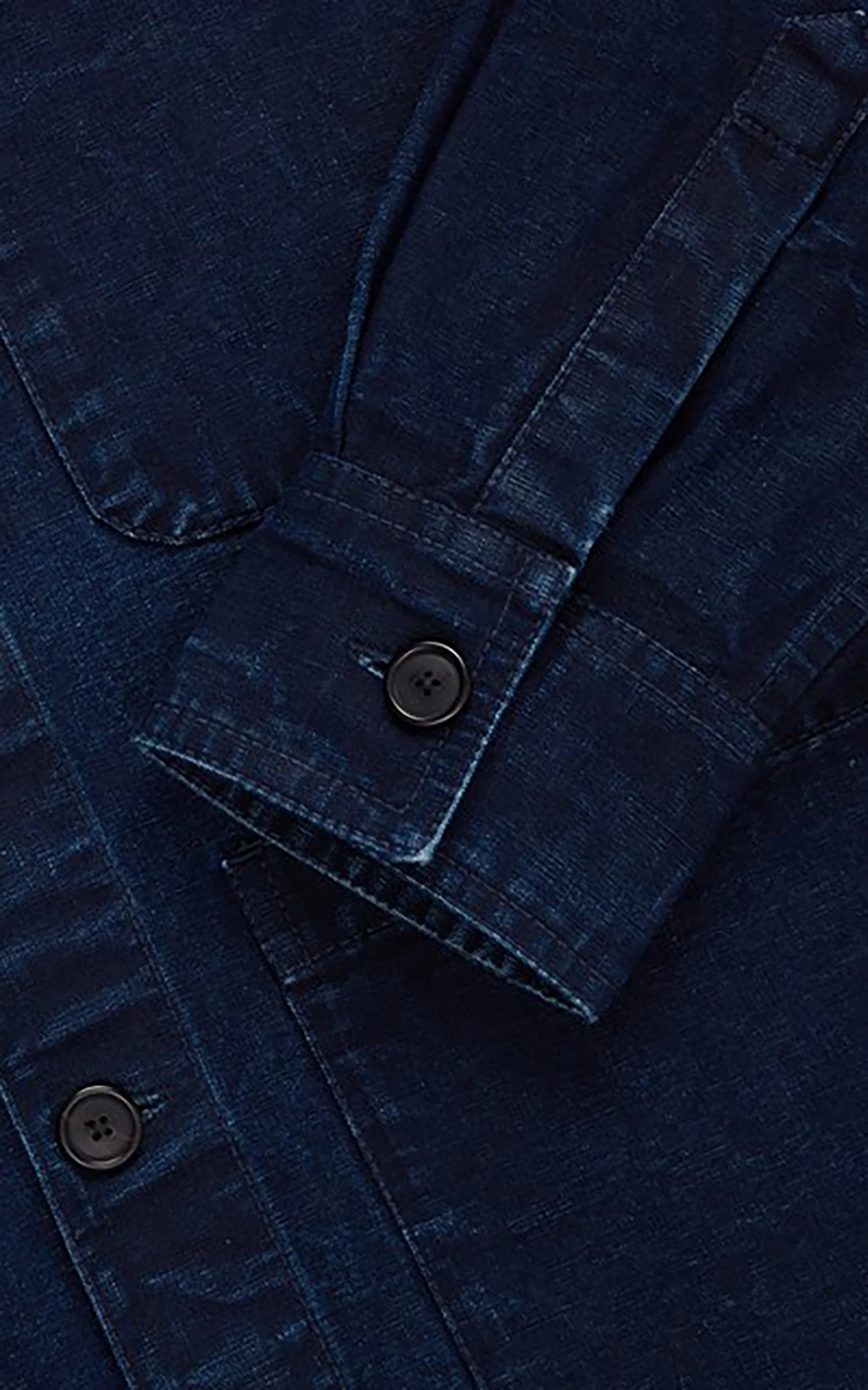 3sixteen Shop Jacket Canvas Indigo - Image 5