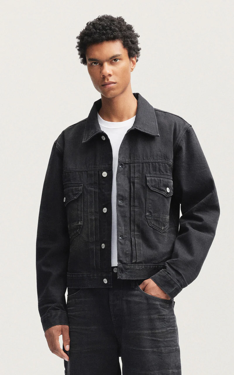 Denham Chester Jacket After Dark Black - Image 3
