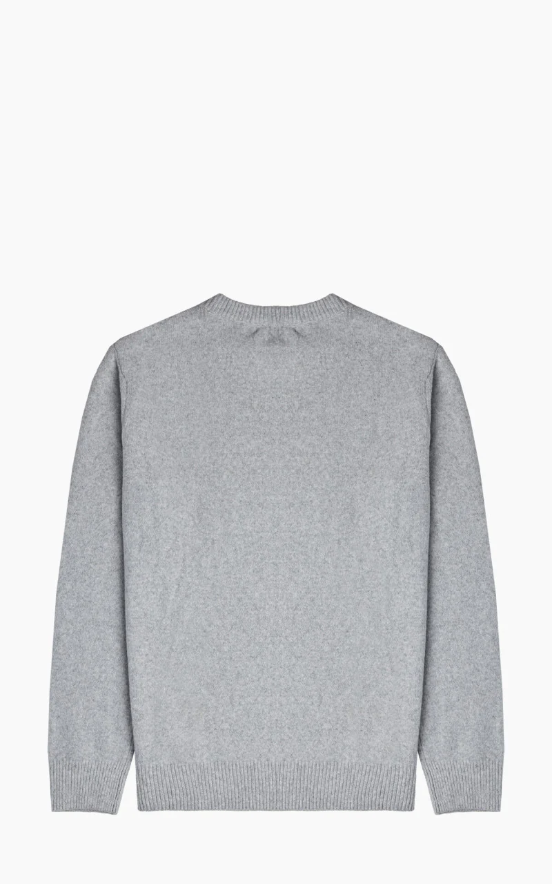 Denham Crew Knit Heavy Cosy Cotton Antarctica Grey - Image 5