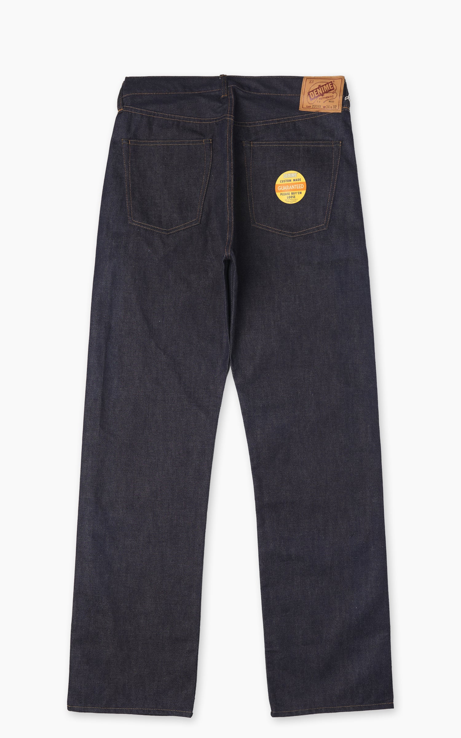 Denime Lot 220XX-54 1954 Model Jeans Selvedge Unwashed Indigo 14.5oz - Image 3