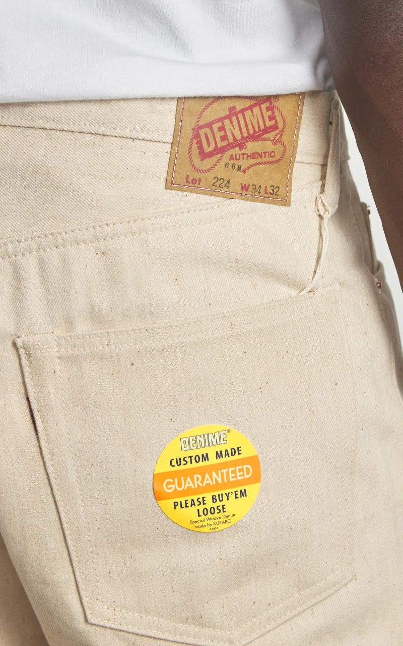 Denime Lot 224 66 Model Jeans Mother Cotton Kinari Natural - Image 12