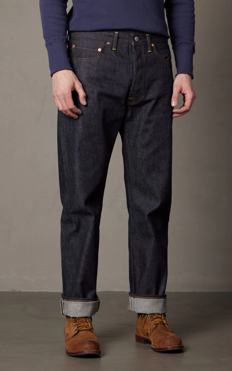 Lot 224 66 Model Jeans Selvedge Unwashed Indigo 14.5oz - Image 3