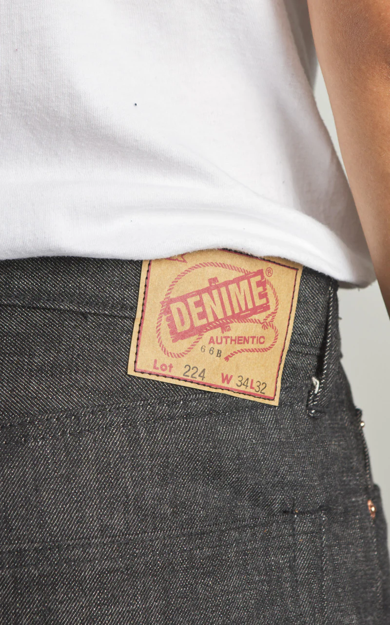 Denime Lot 224 66B Model Jeans Selvedge Black 14.5oz - Image 10
