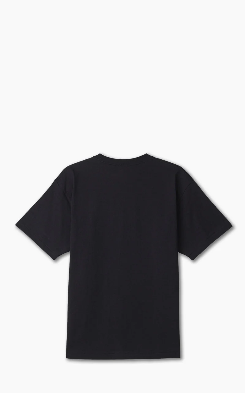 Lot 263 Crew Neck Pocket T-Shirt Black - Image 3