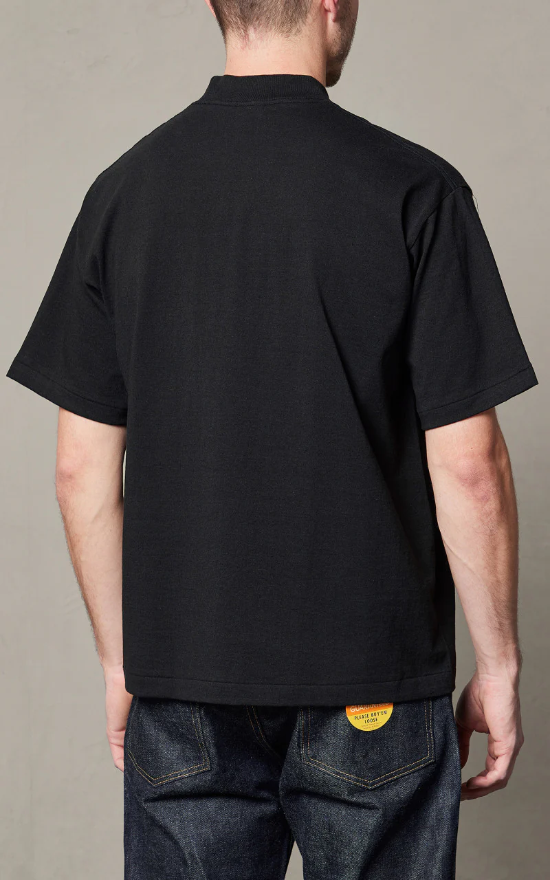 Denime Lot 264 Mock Neck T-Shirt Black - Image 6