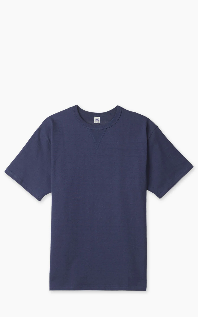 Lot 267 Front V Gusset Crew Neck T-Shirt Navy