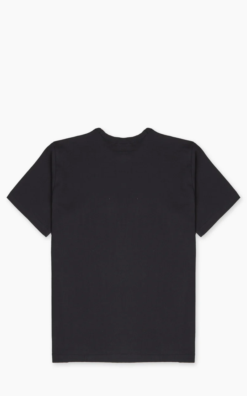 Lot 271 Crew Neck Plain T-Shirt Black - Image 3